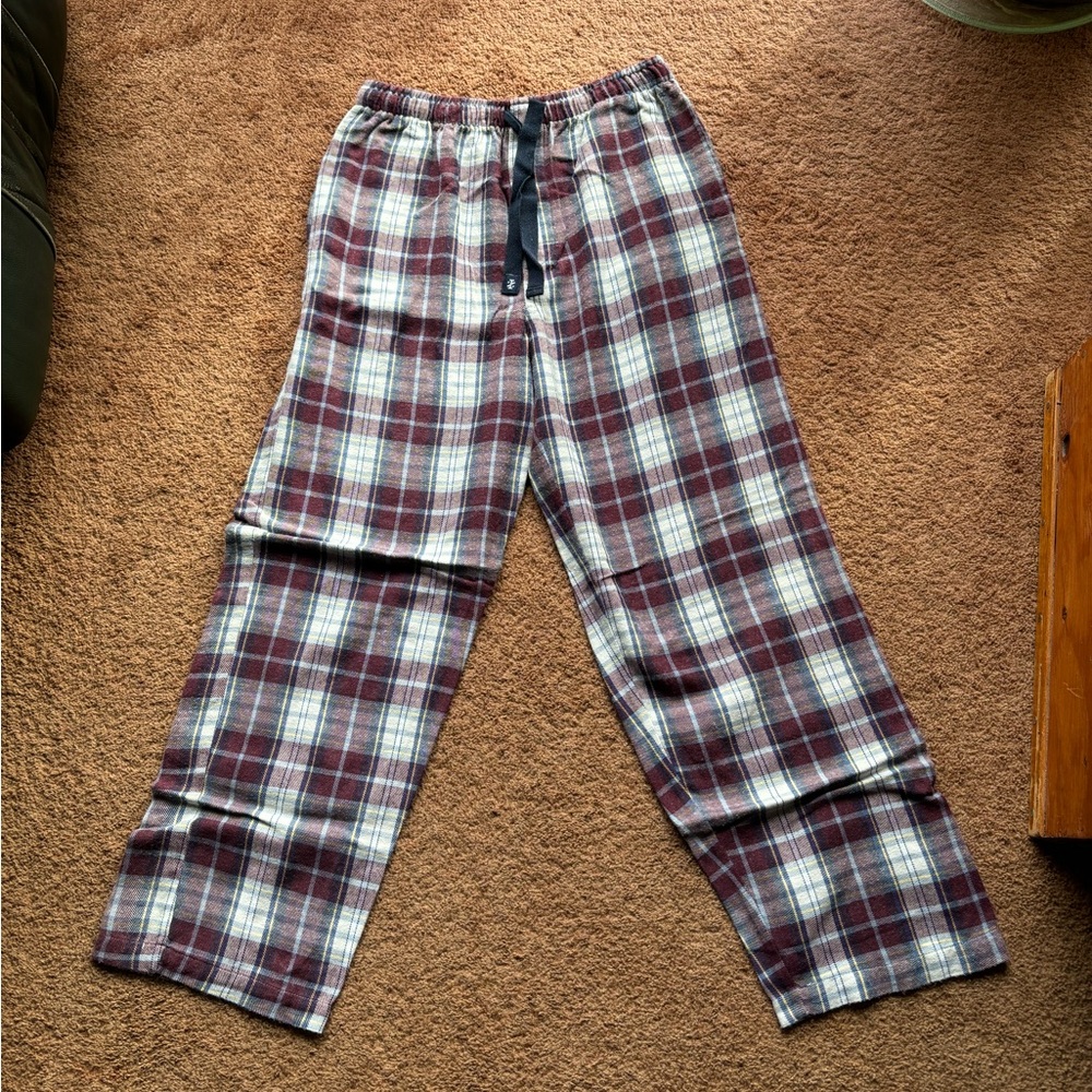 PLAID FLEECE PANTS Izod pajamas cozy comfy lounge bottoms good